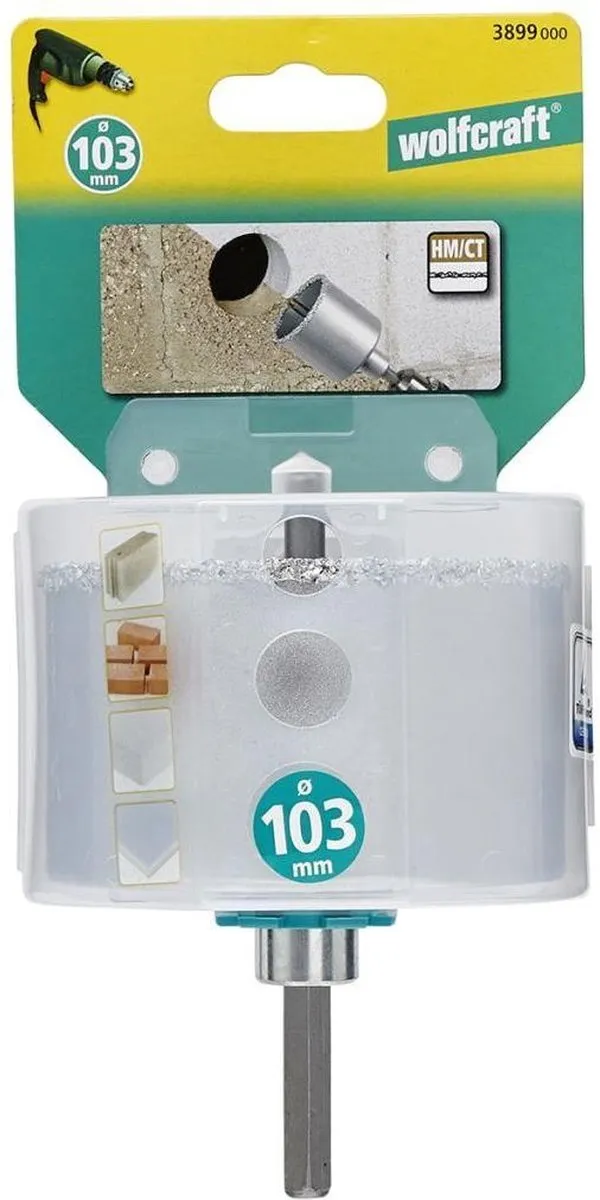 Wolfcraft Gatenzaag 103mm - Hardmetaal HM - 3899000