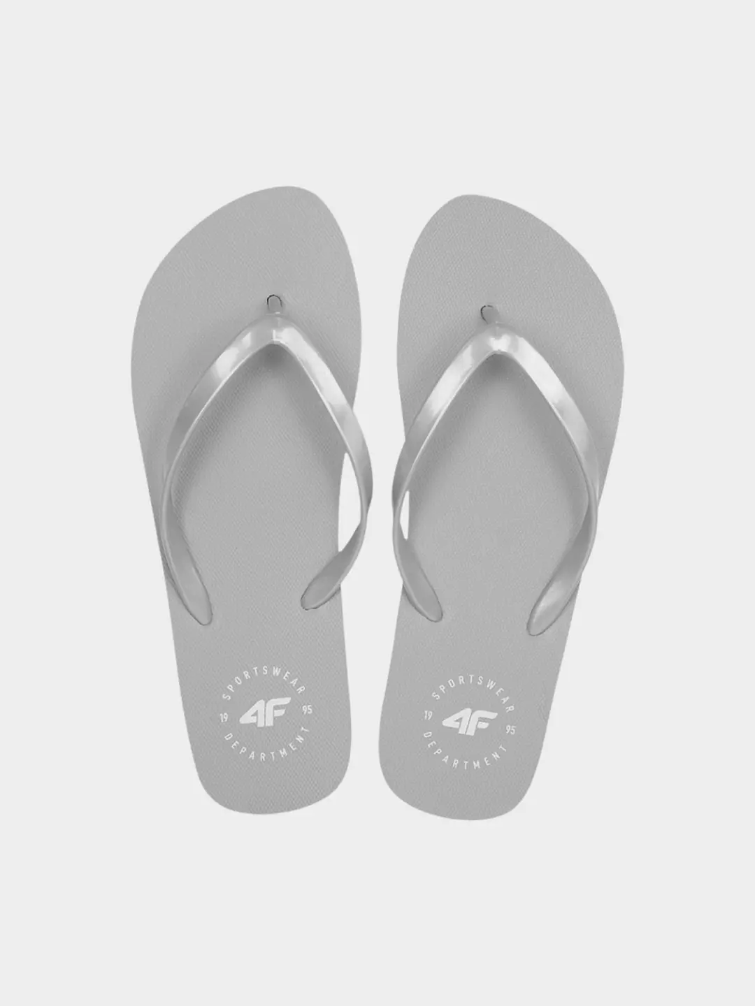 4F Dames Teenslippers Sport Grijs Maat 38