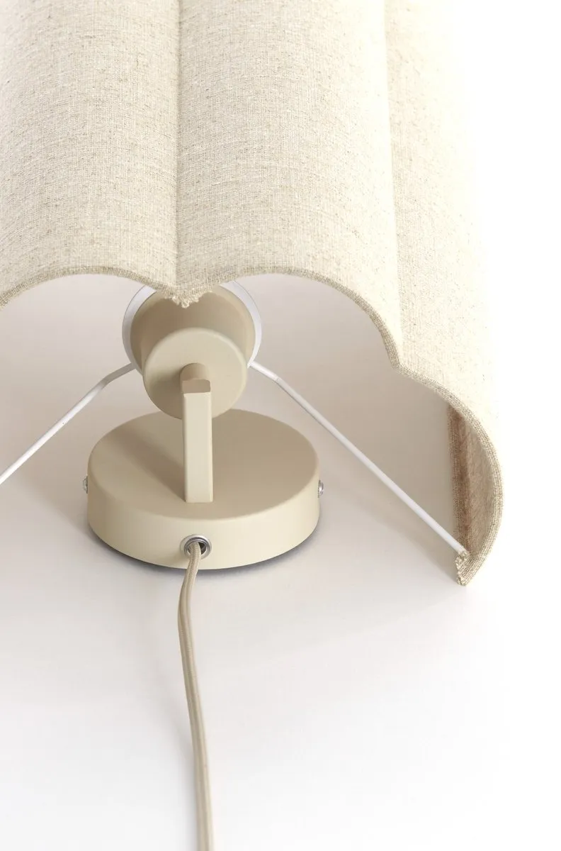 Light & Living Wandlamp Fringe 40cm - Naturel