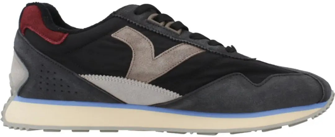 Root gewassen leer lage sneakers