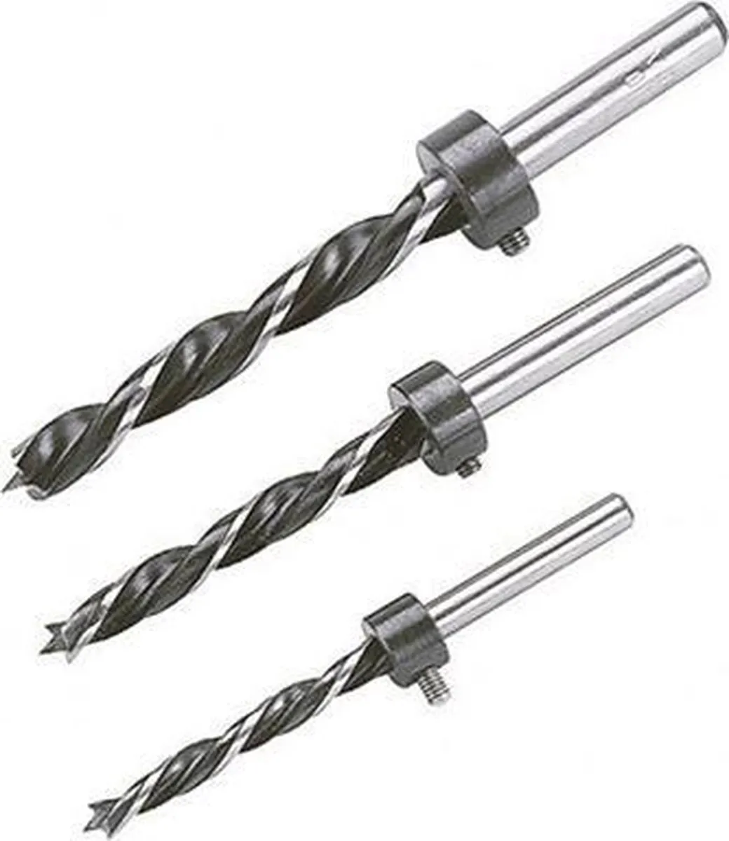 Wolfcraft Houtspiraalboorset 2731000 - Metaal