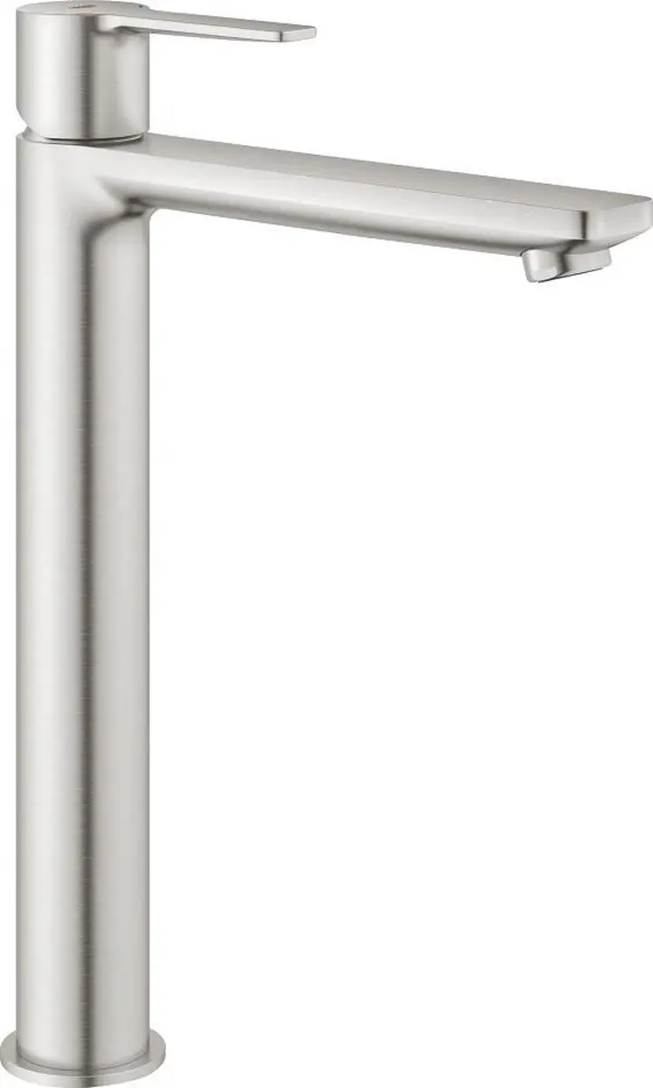 GROHE Lineare Wastafelkraan XL -extra hoge uitloop - zonder waste - supersteel - 23405DC1