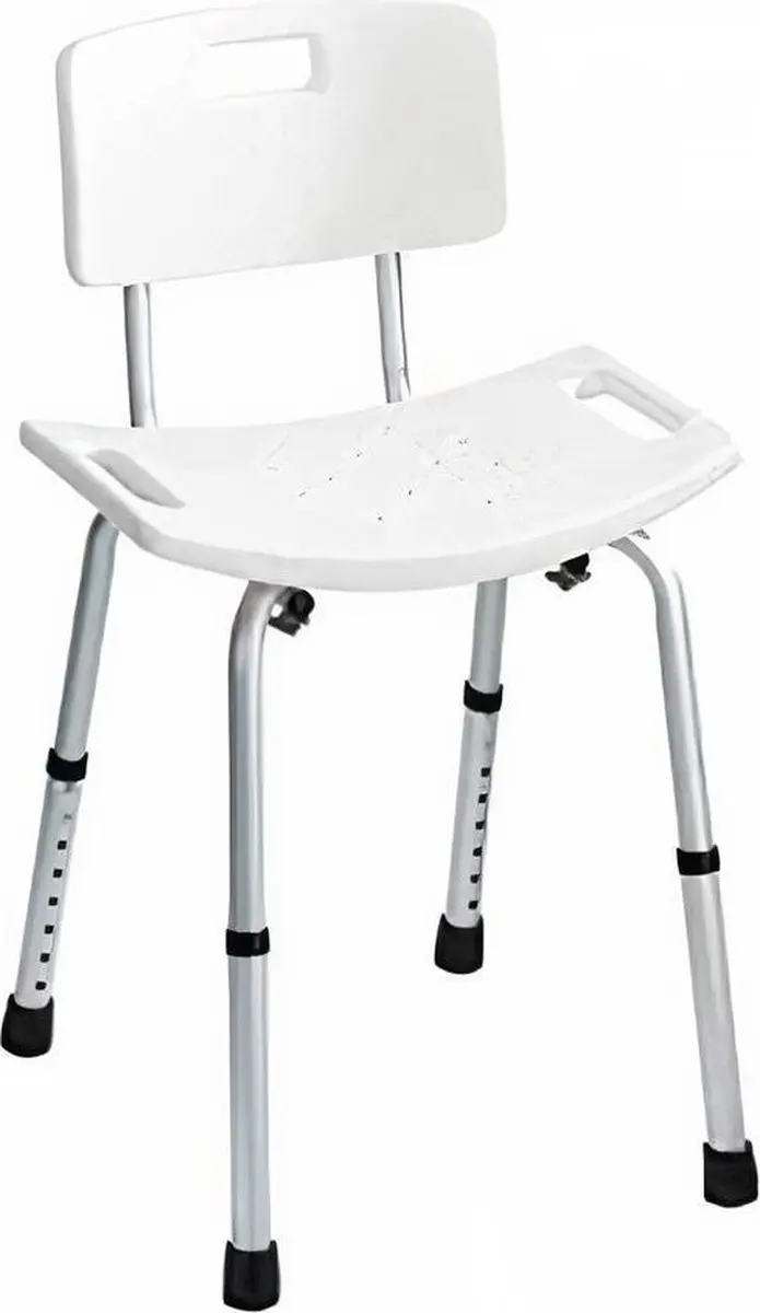Wenko Secura Douchestoel met leuning - 130 kg - afbeelding 2 van 4