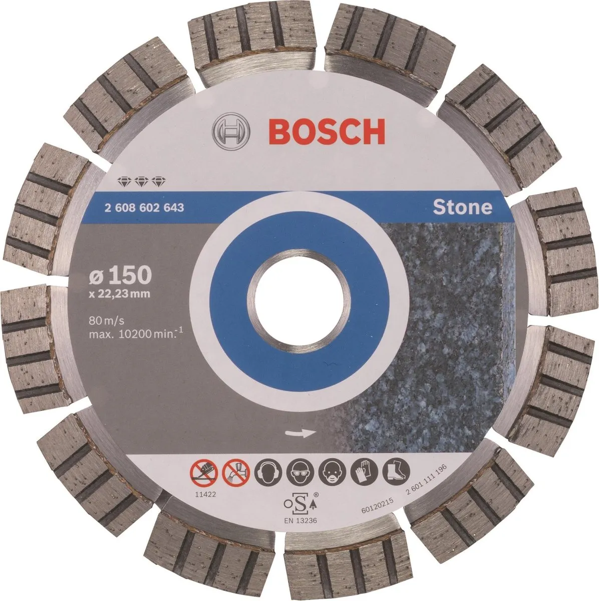 Bosch Professional Diamantschijf Best Stone 150mm