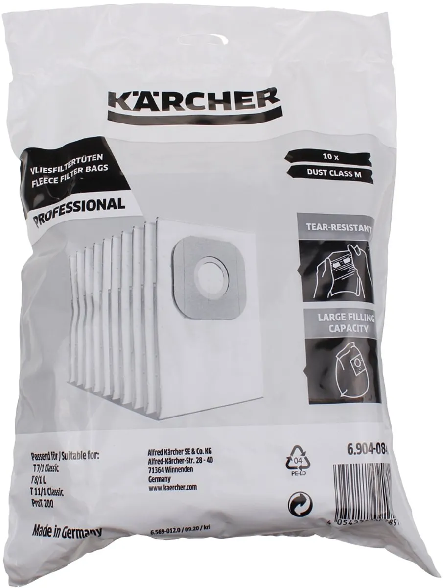 Kärcher Professional 6.904-084.0 Filter - 10 Stuks