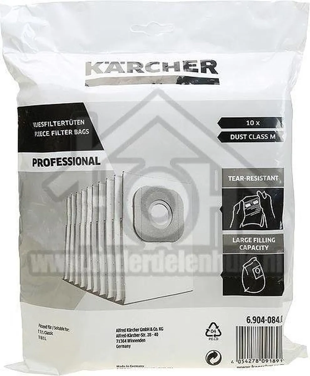 Kärcher Professional 6.904-084.0 Filter - 10 Stuks
