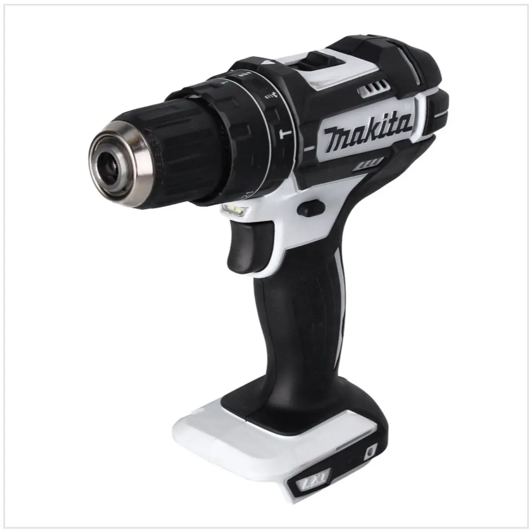 Makita DHP482ZW Accu-Slagboormachine 18V - Wit - afbeelding 4 van 5