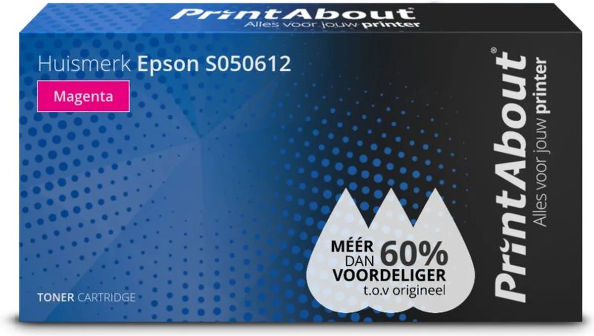 PrintAbout Huismerk S050612-PA Toner - Magenta