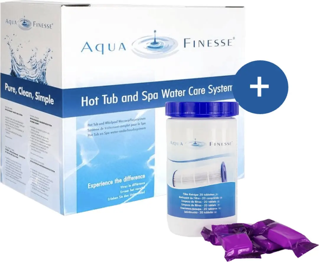 AquaFinesse Spa en Hottub Box incl. Filter Cleaner
