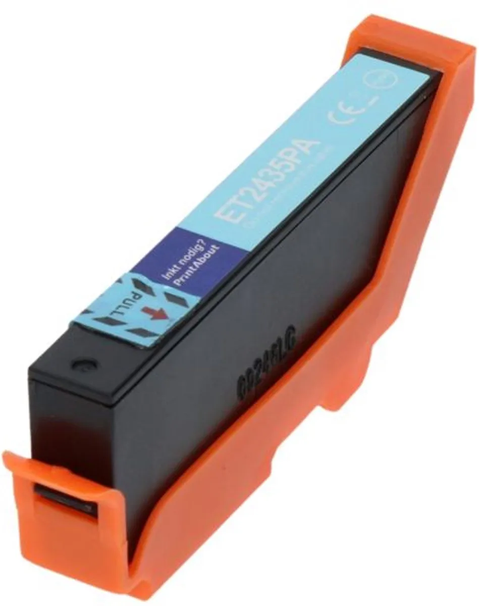 PrintAbout Epson 24XL Licht-cyaan Inktcartridge