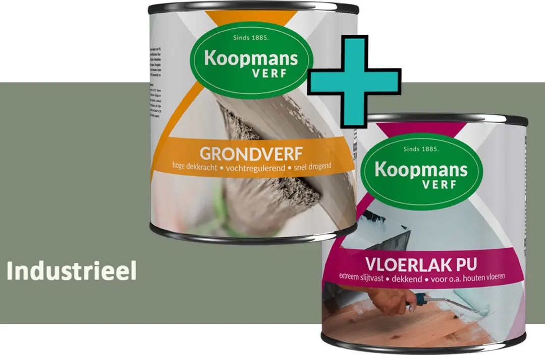 Koopmans Grondverf en Vloerlak PU zijdeglans