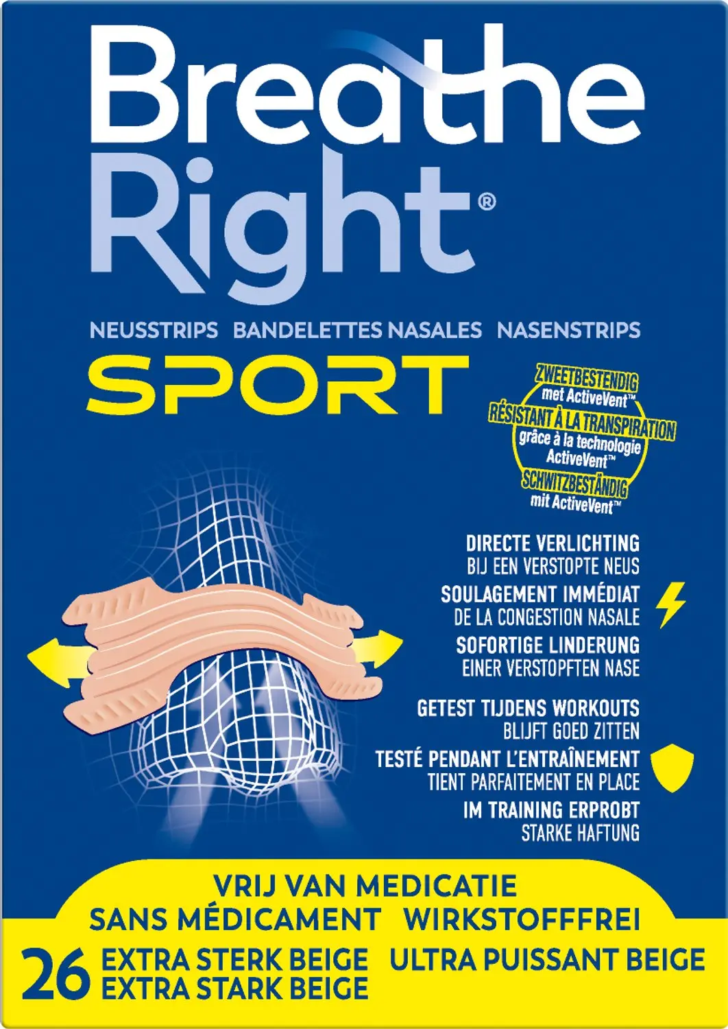 Breathe Right Sport Neusstrips