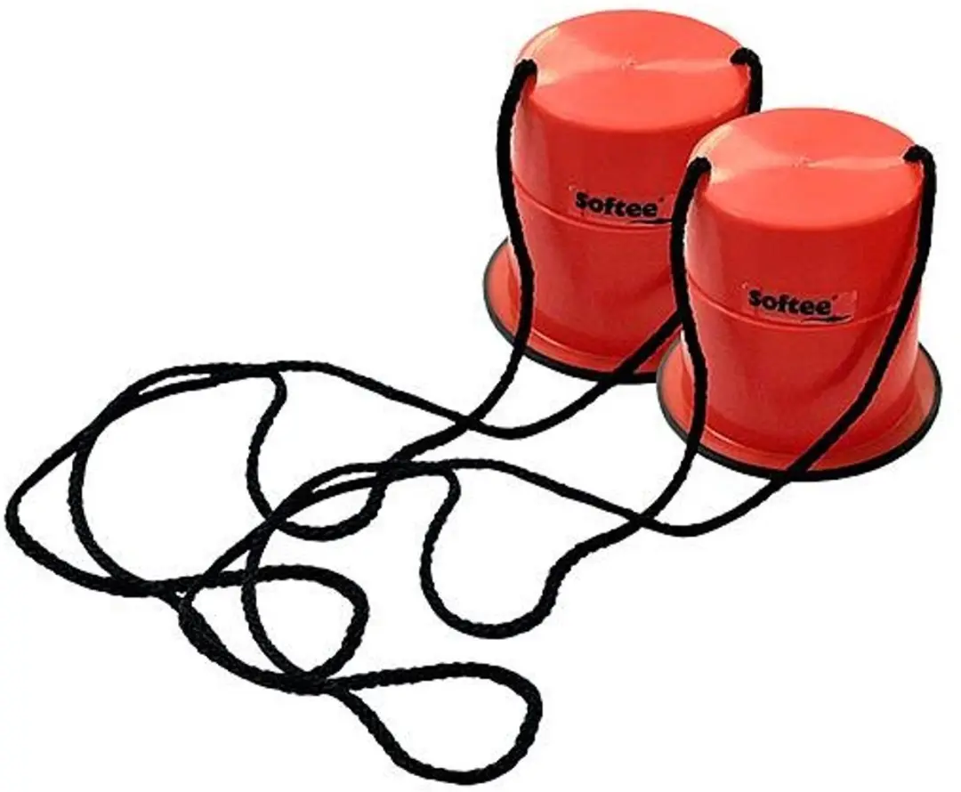 Steltrollen De Pvc Met Antislip Rojo