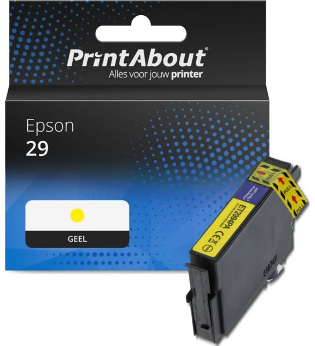 PrintAbout Inktcartridge C13T29844012 Geel