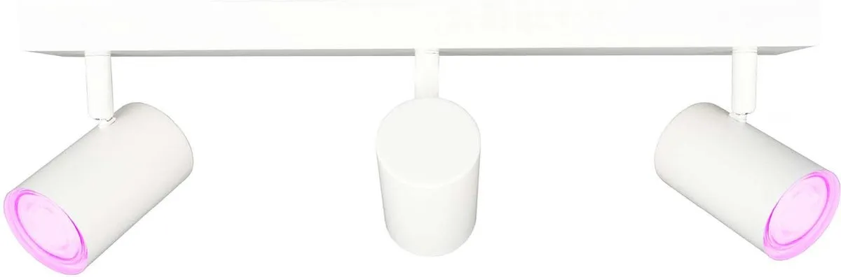Ledvion LED Plafondspot 3-lichts RGBW 5W GU10