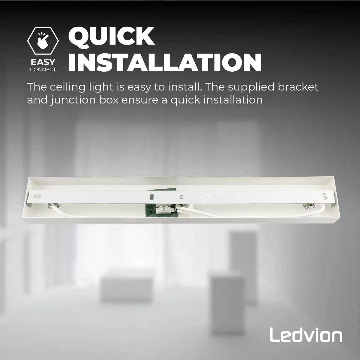 Ledvion LED Plafondspot 3-lichts RGBW 5W GU10 - Wit