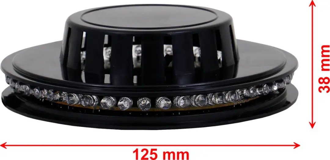 Briloner LED Lichtrad 2341-048 - Muzieksensor - Zwart - afbeelding 4 van 4