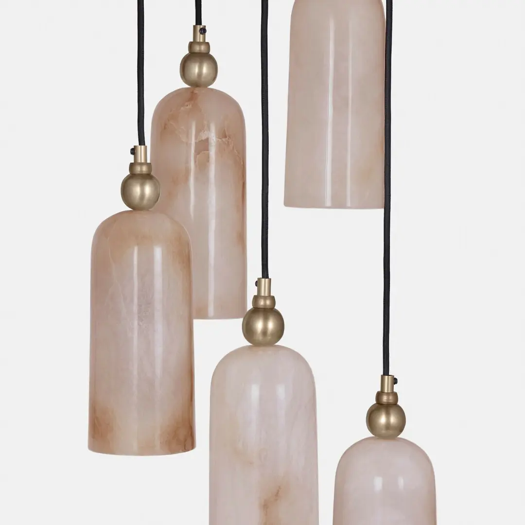 Loberon Caldmere Hanglamp - 33cm - Crème - afbeelding 5 van 6