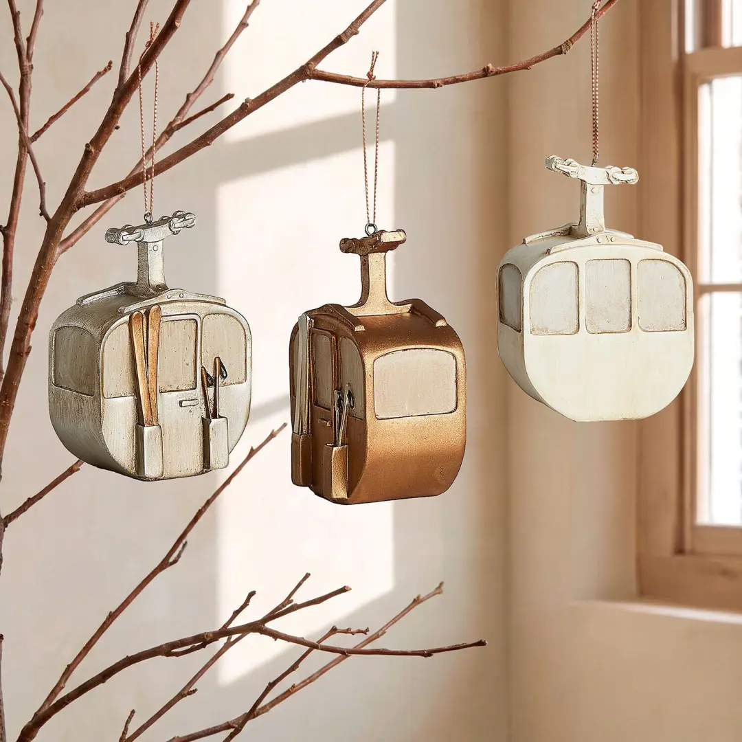 Loberon Grenoble hanger set van 3 - Silber/Creme/Gold - afbeelding 4 van 4