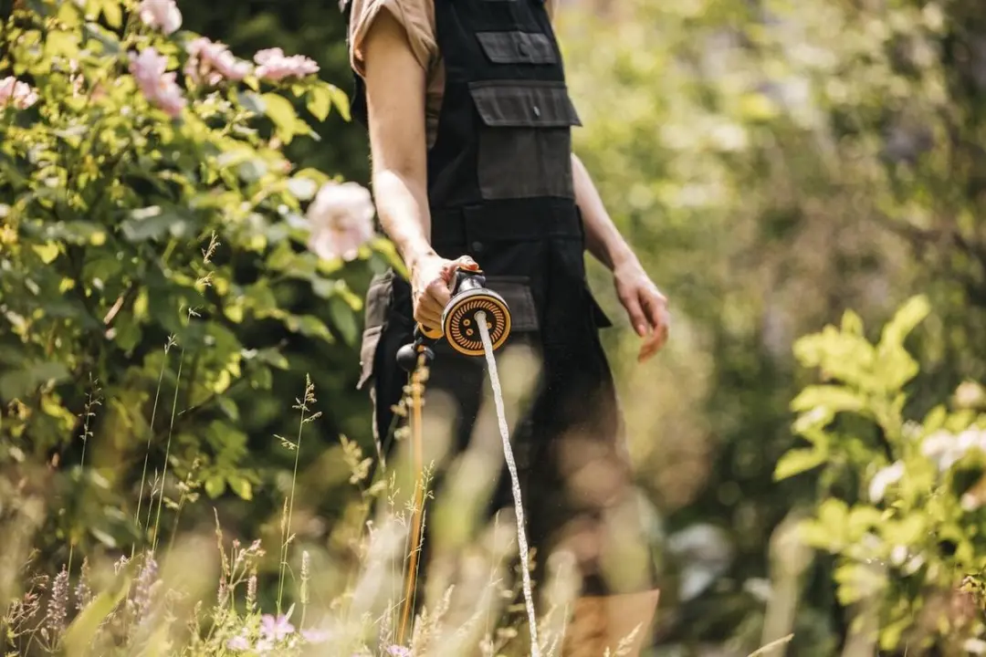 Fiskars Spuitpistool Multi - 5 Sproeistanden - Zwart/Oranje - afbeelding 5 van 6