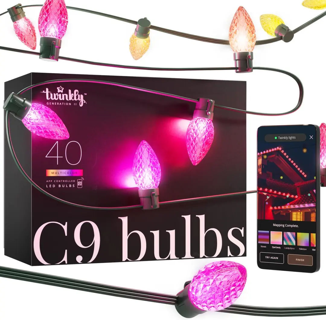 Twinkly C9 lampen