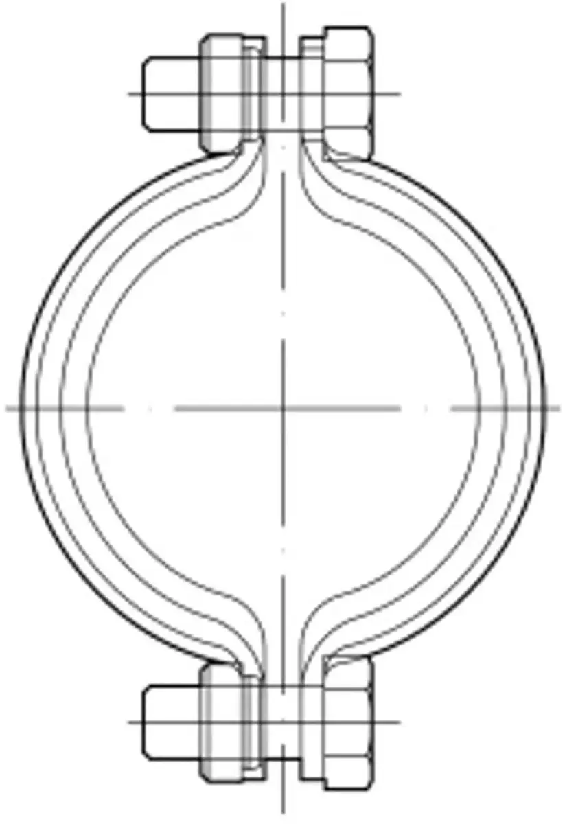 ACO Borgklem GM-X DN40 570033040, 0174.44.97