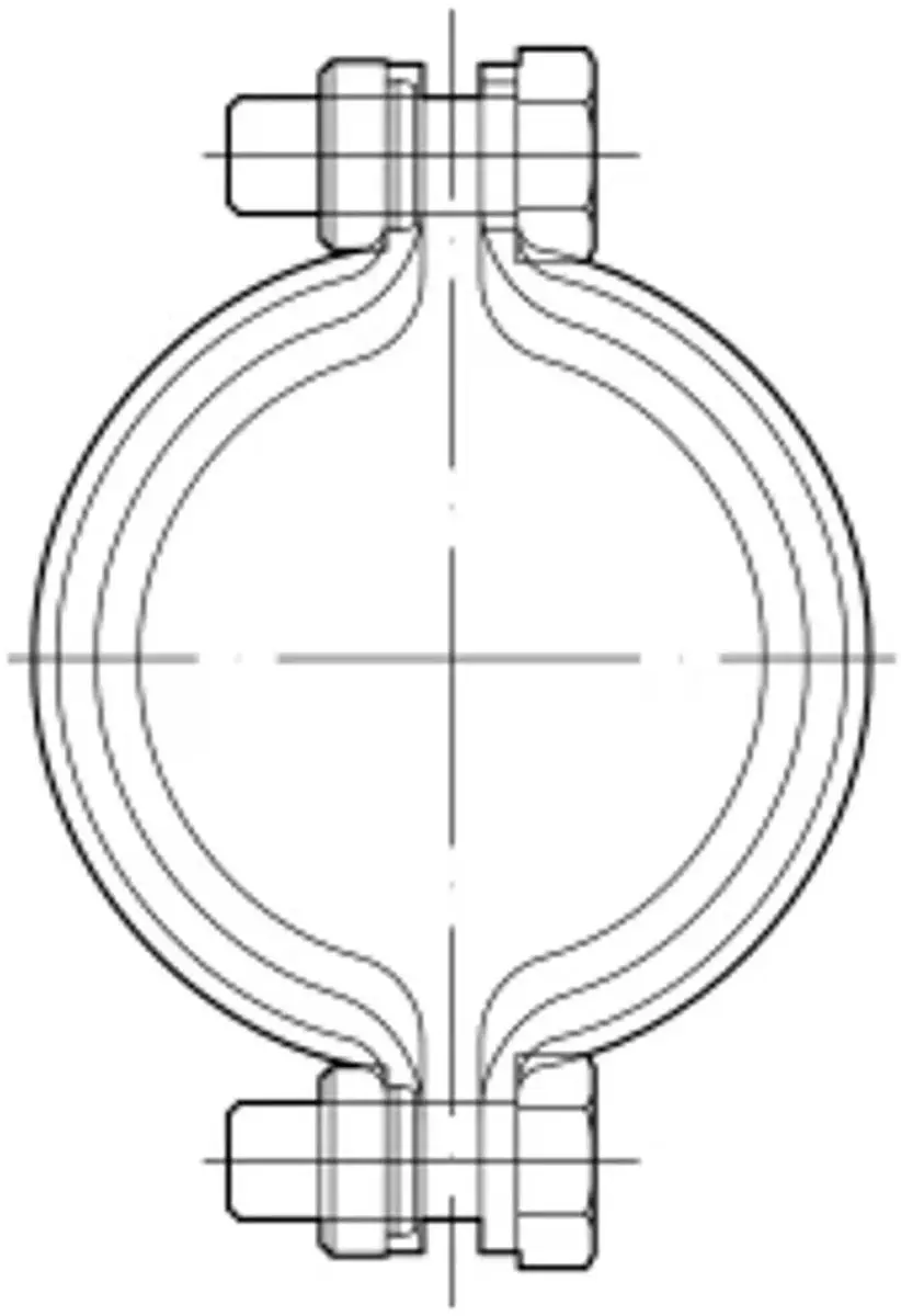 ACO Borgklem GM-X DN100 (570033100), 0174.45.01