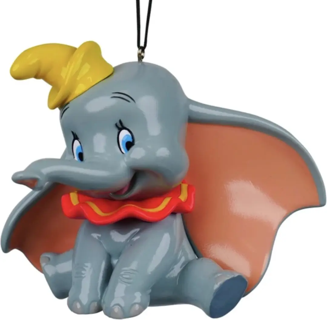 Disney Dumbo Kerstbal - Plastic - 8cm - Meerkleurig - afbeelding 4 van 4