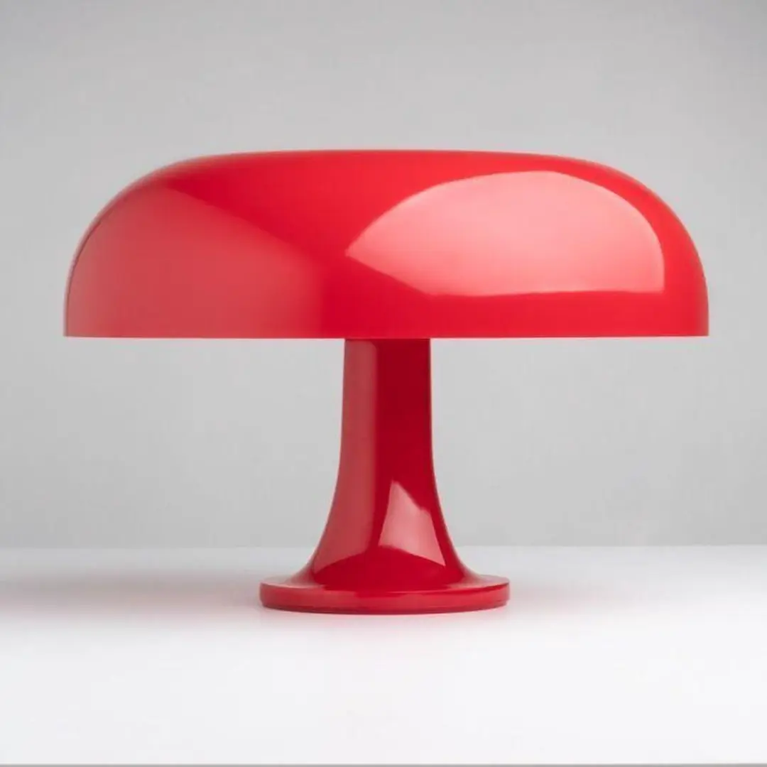 Artemide Nessino Tafellamp - Ø32cm - Rood - afbeelding 5 van 6