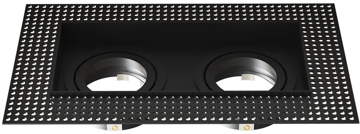 LEDVION Trimless LED Inbouwspot 130x130mm Zwart