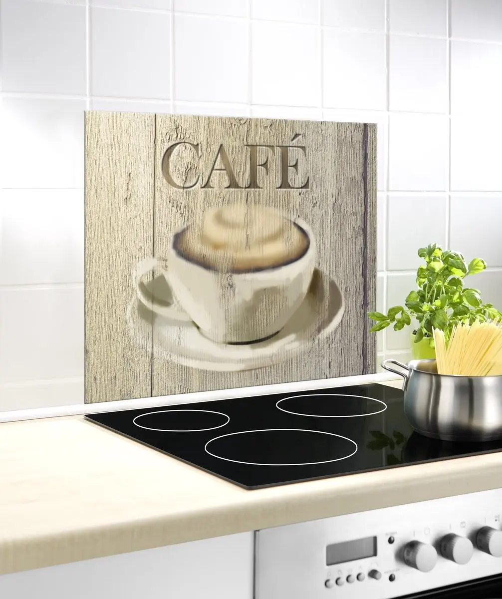 Wenko Café Keukenachterwand - Bruin - afbeelding 2 van 2