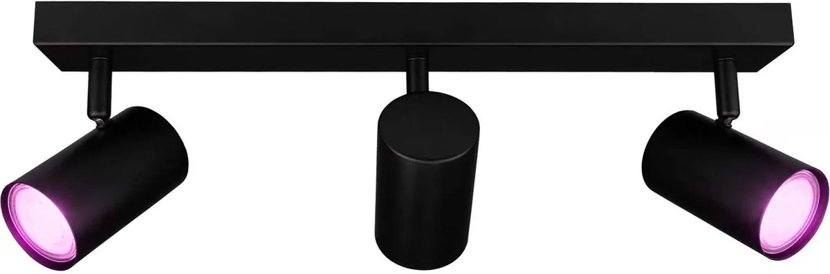 Ledvion LED Plafondspot 3-lichts RGBW 5W GU10