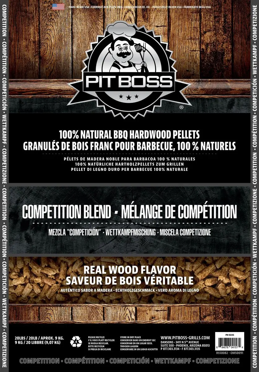 Pit Boss Competition Blend Hardhout Pellets - 9 kg - afbeelding 6 van 6