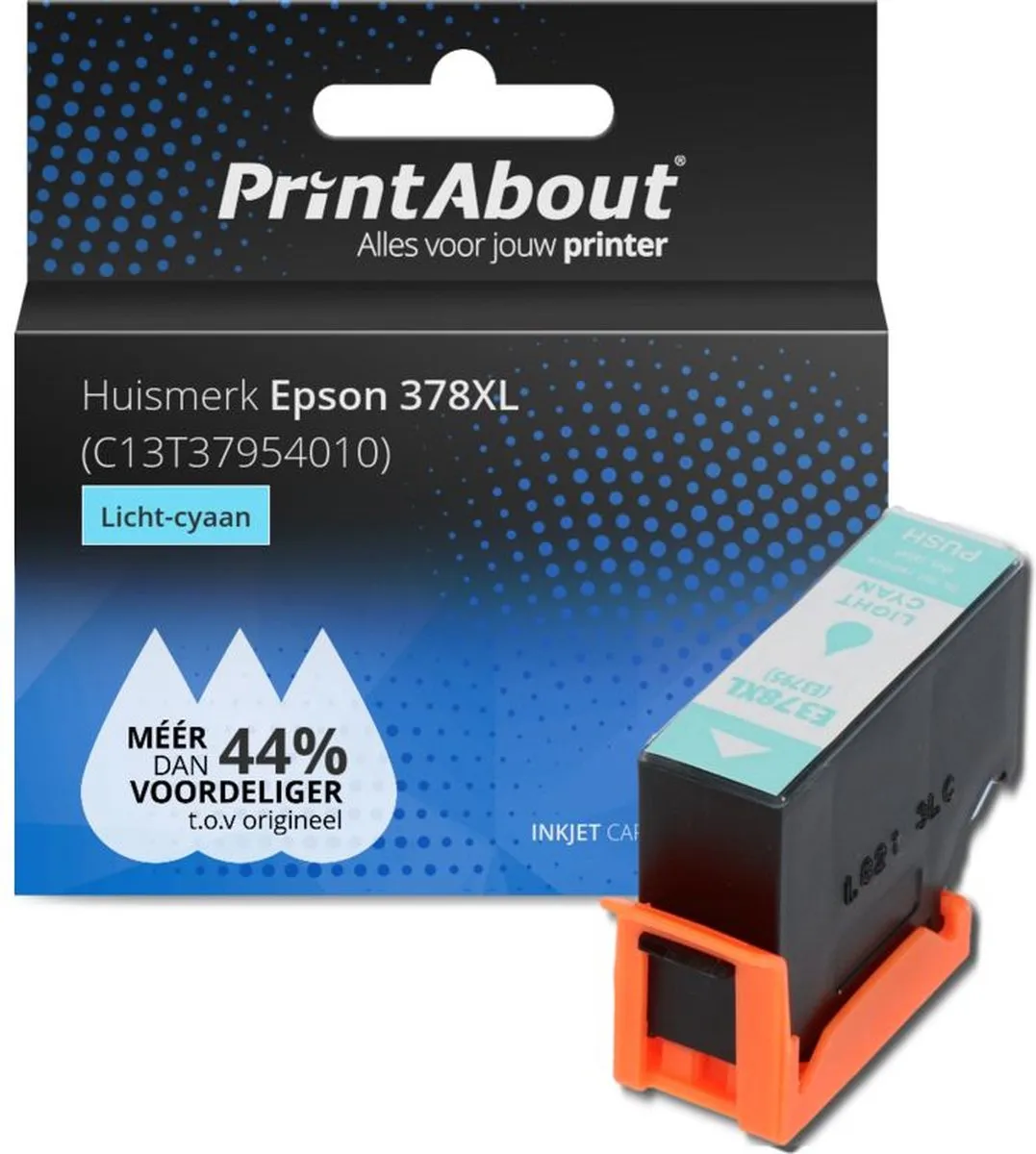 PrintAbout Inktcartridge 378XL Licht-cyaan 900 pagina's
