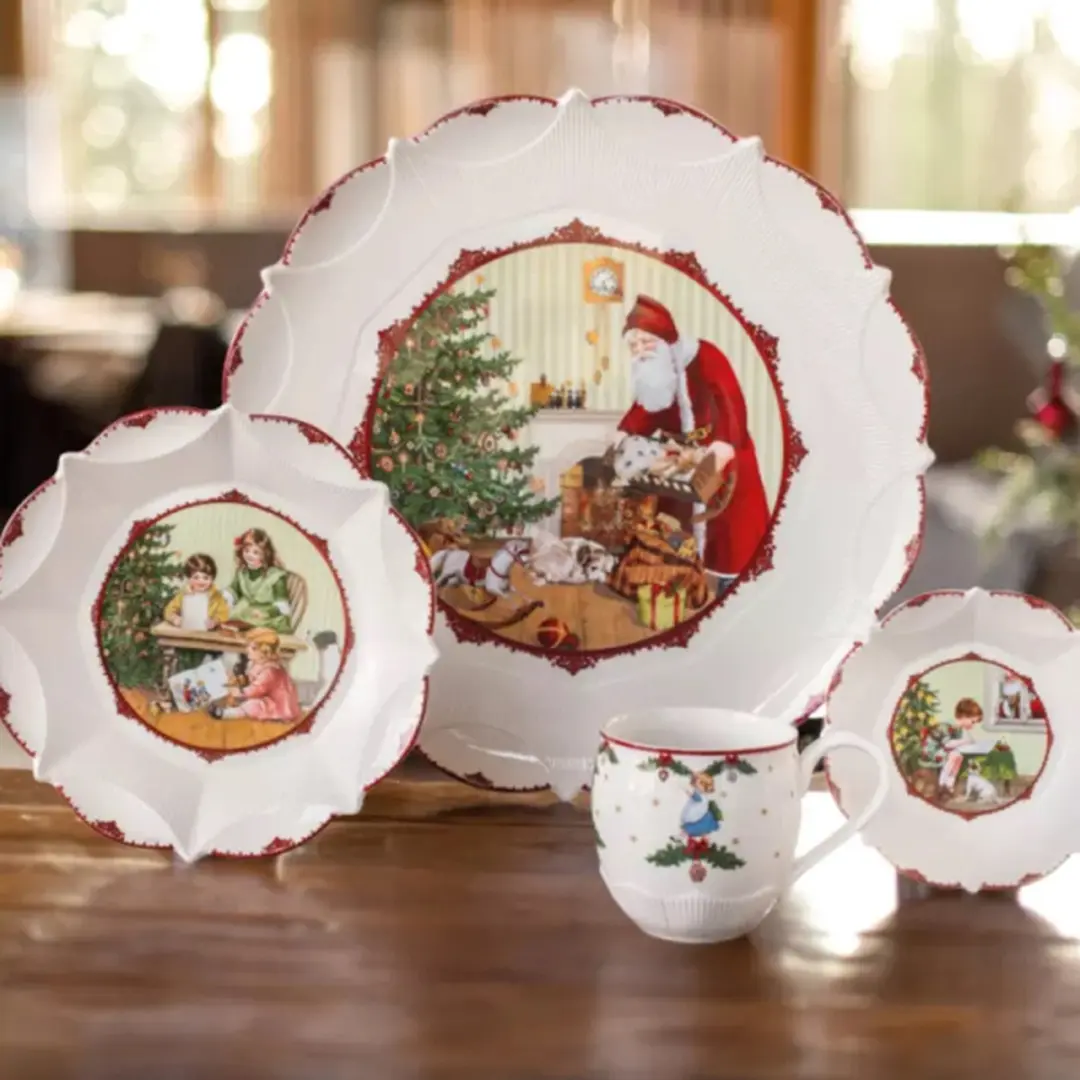 Villeroy & Boch Toy's Fantasy Kerstman Plat Bord Large - Ø43cm - afbeelding 2 van 5