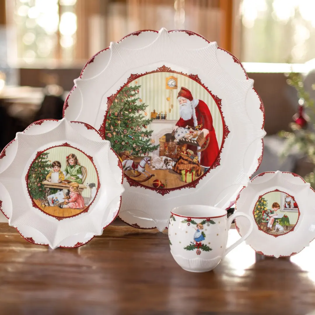 Villeroy & Boch Toy's Fantasy Kerstman Plat Bord Large - Ø43cm - afbeelding 3 van 5