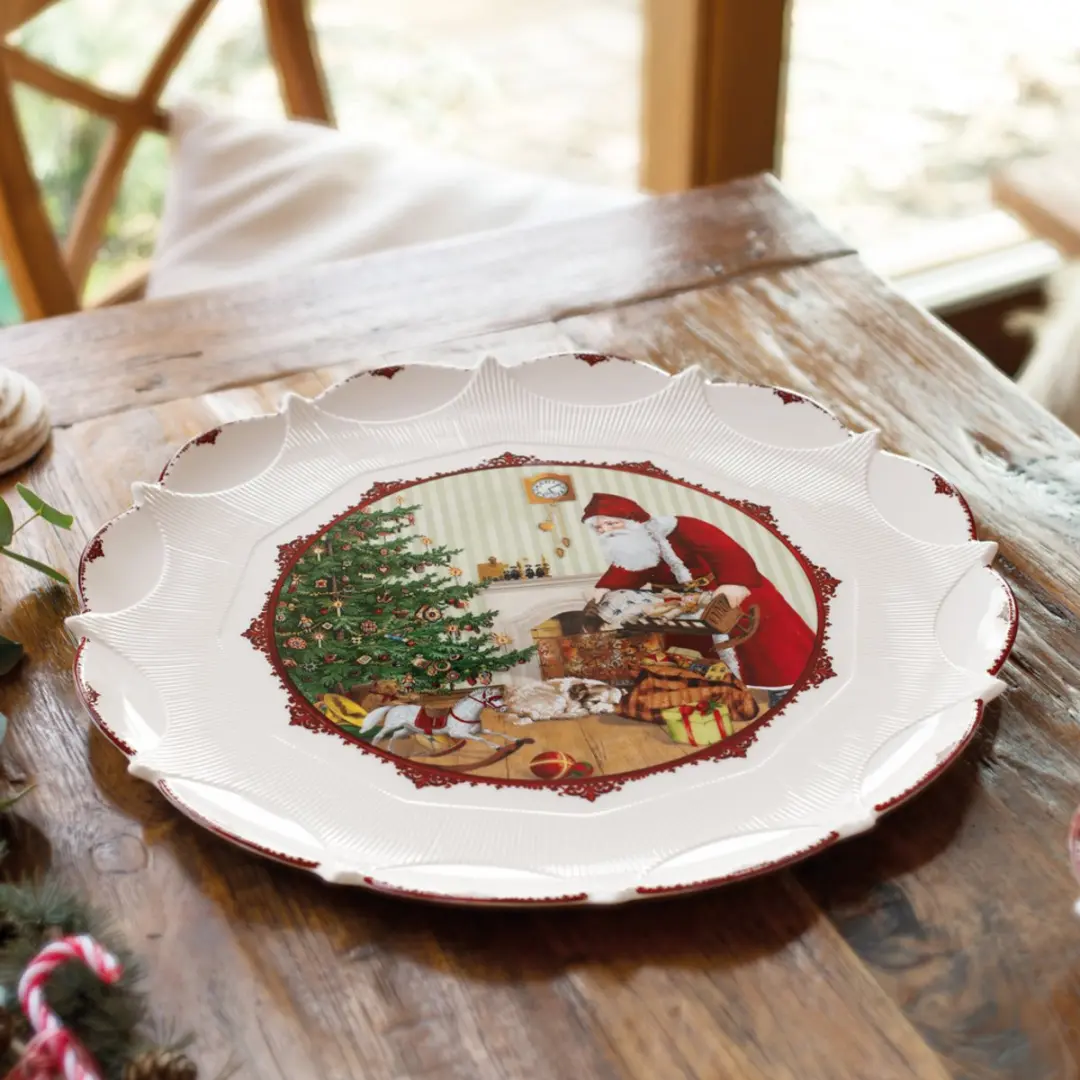 Villeroy & Boch Toy's Fantasy Kerstman Plat Bord Large - Ø43cm - afbeelding 5 van 5