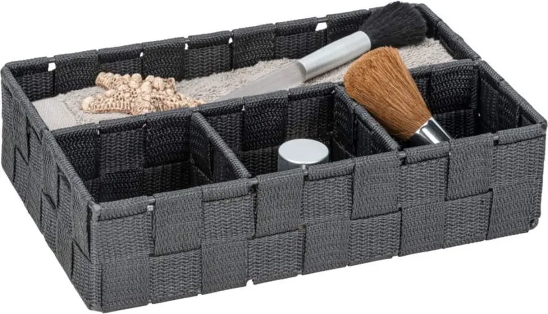 Wenko Adria Small Organizer - 26x6,5x17cm - Grijs - afbeelding 2 van 3