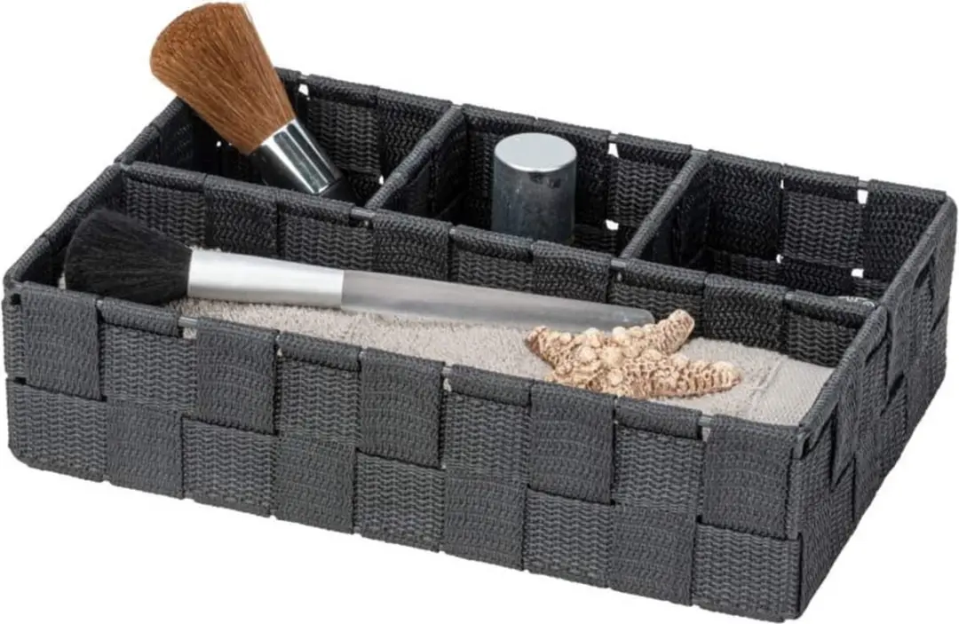 Wenko Adria Small Organizer - 26x6,5x17cm - Grijs - afbeelding 3 van 3