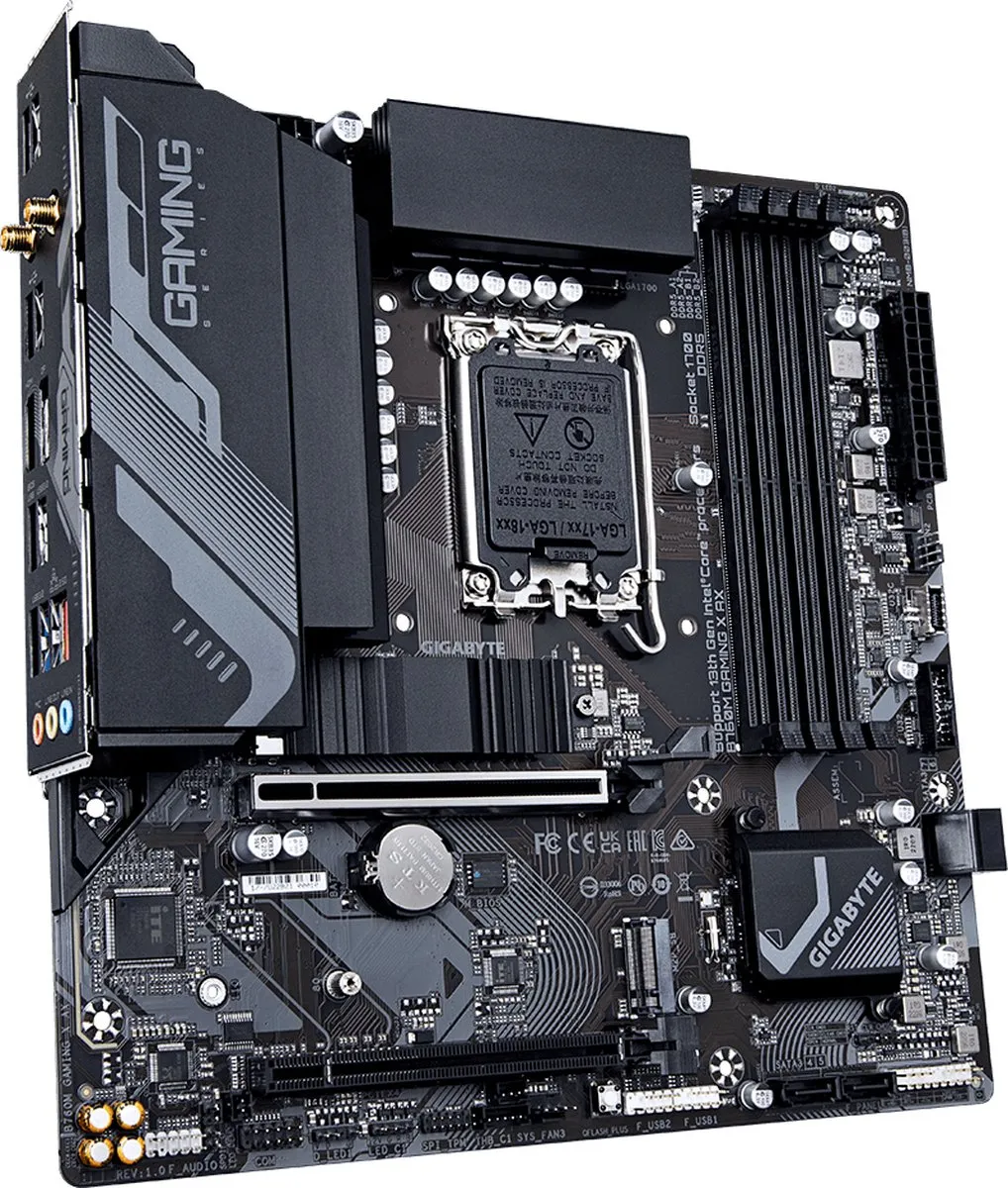 Gigabyte B760M Gaming X AX Moederbord - microATX