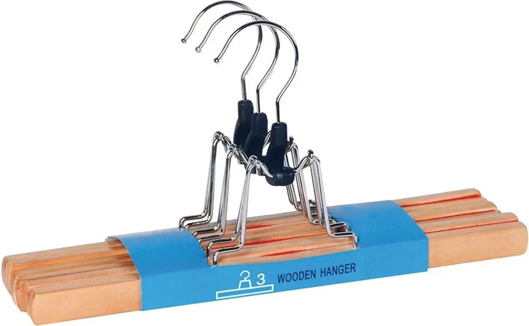 Wenko Premium Kledinghangers Hout 25x16,5cm