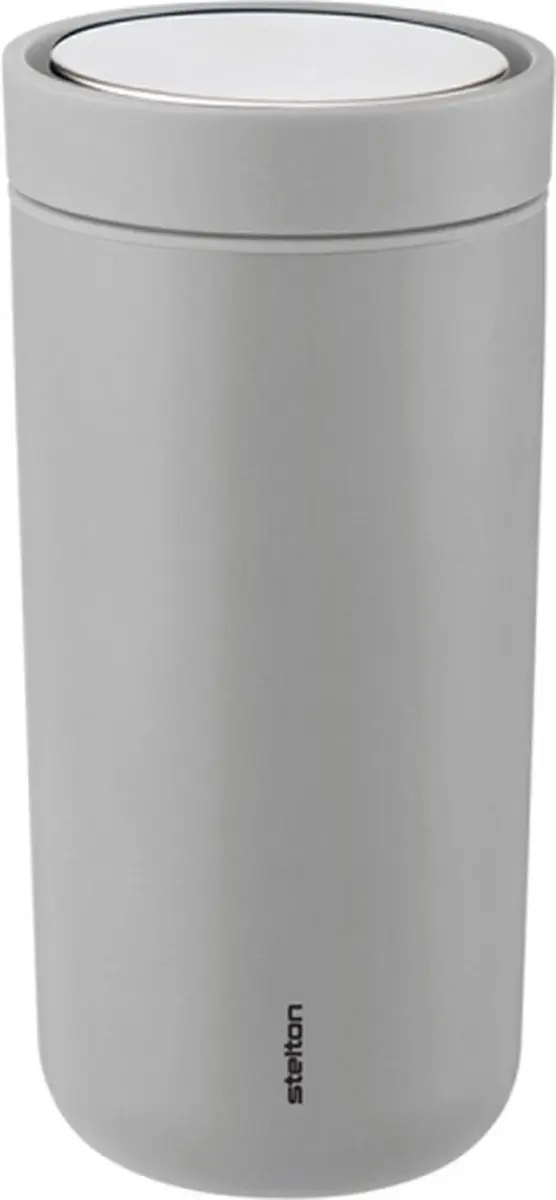Stelton To Go CliCk Thermosbeker Grey