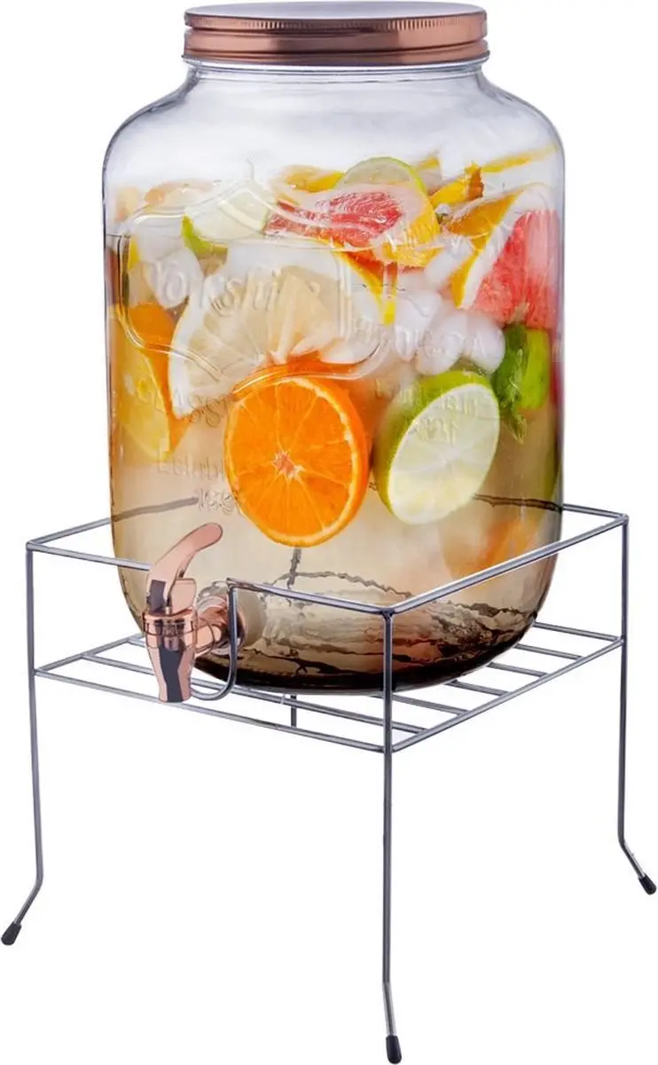 Drankdispenser met Kraan en Standaard 8,8 l 2 delig