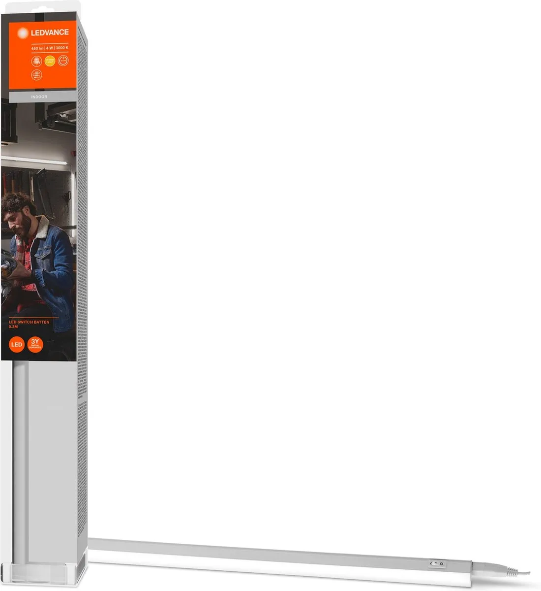 LEDVANCE LED Switch Batten 10W Warm Wit