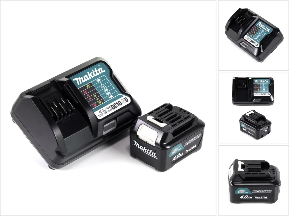 Makita Power Source Kit 12V BL1041B Accu 4,0Ah + DC10WD Oplader