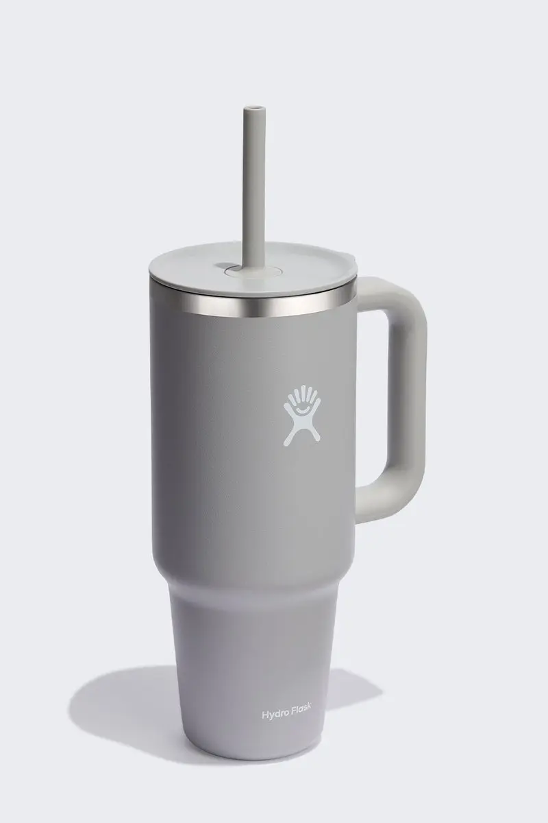 Hydro Flask Thermobeker met Rietje 1136ml - Grijs - afbeelding 3 van 3