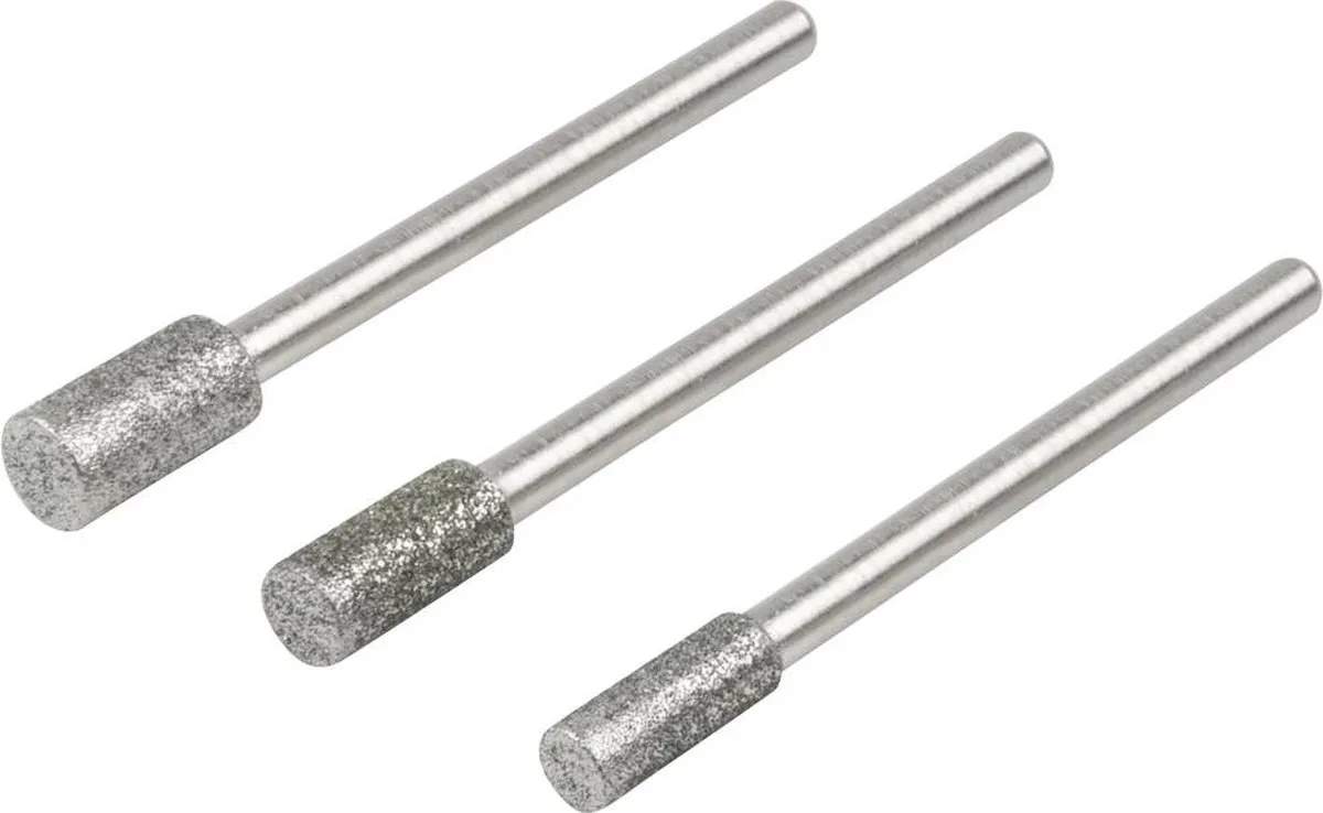 Wolfcraft Diamantslijpstift-set 3-delig - 5987000