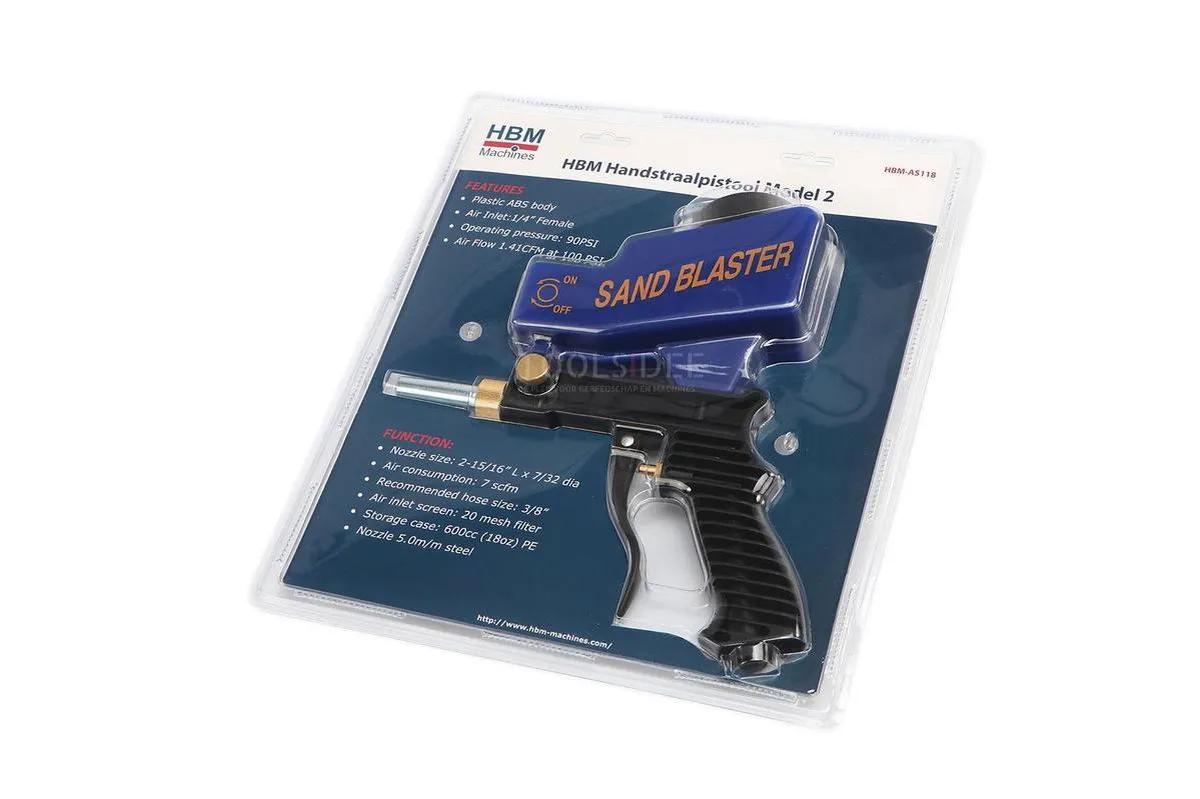 HBM Handstraalpistool Model 2 Metaal