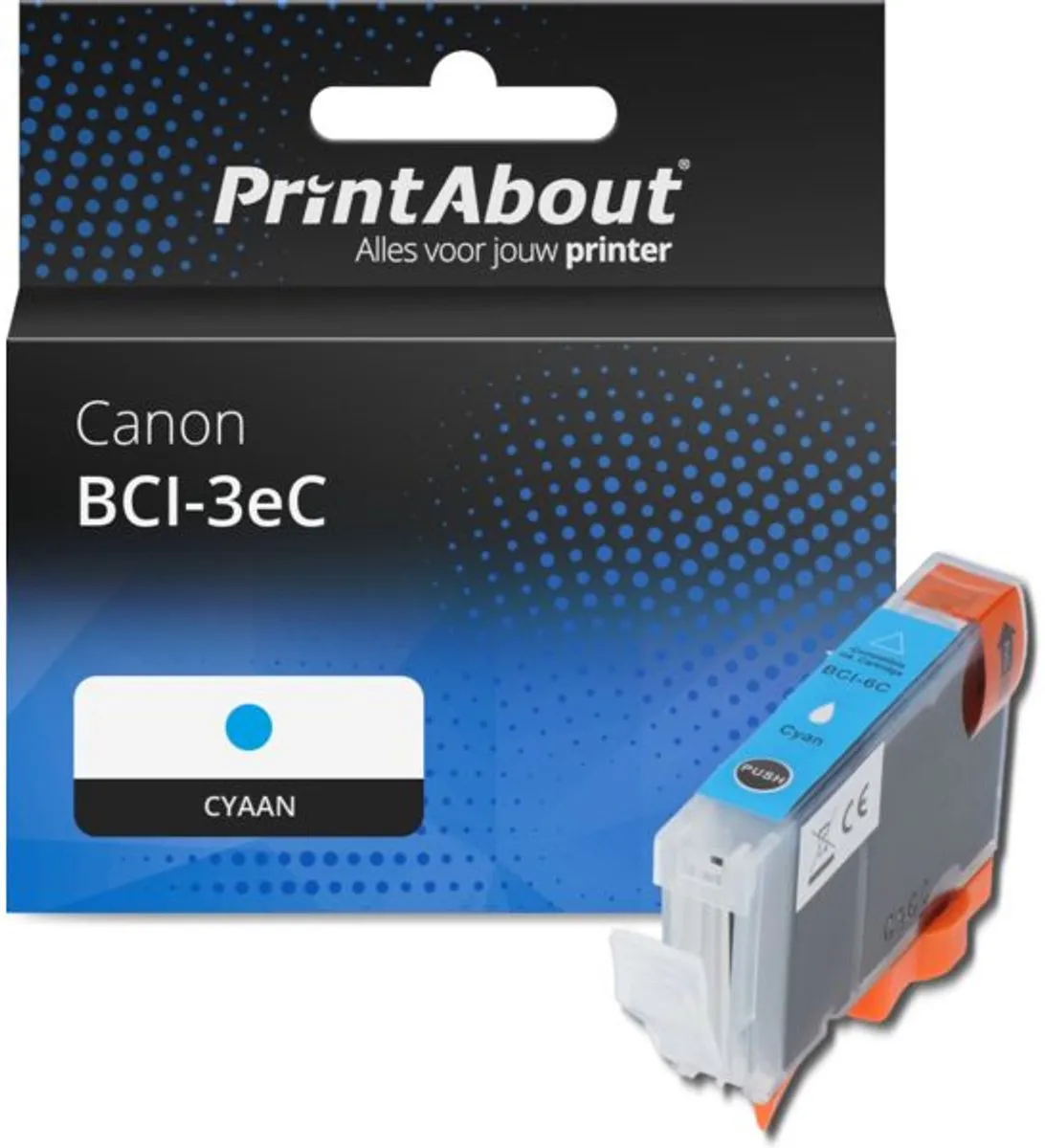 PrintAbout Canon BCI-3EC-PA Inktcartridge