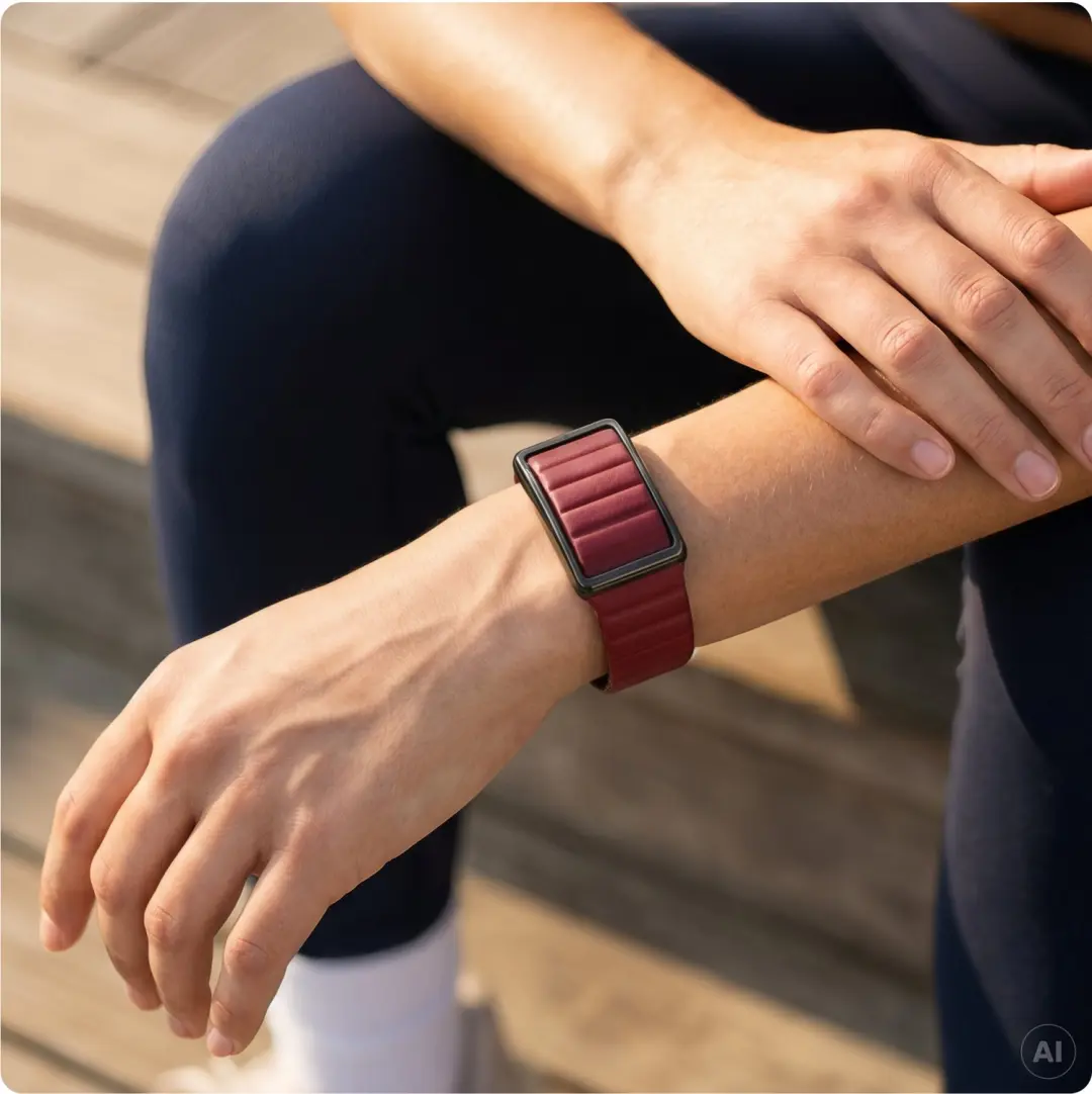 Polar Loop Health Band - Kers/Zwart - S-M - afbeelding 6 van 6